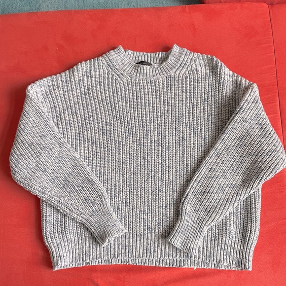 J. Crew cotton blend sweater Blue-Grey / L - Picture 2 of 8